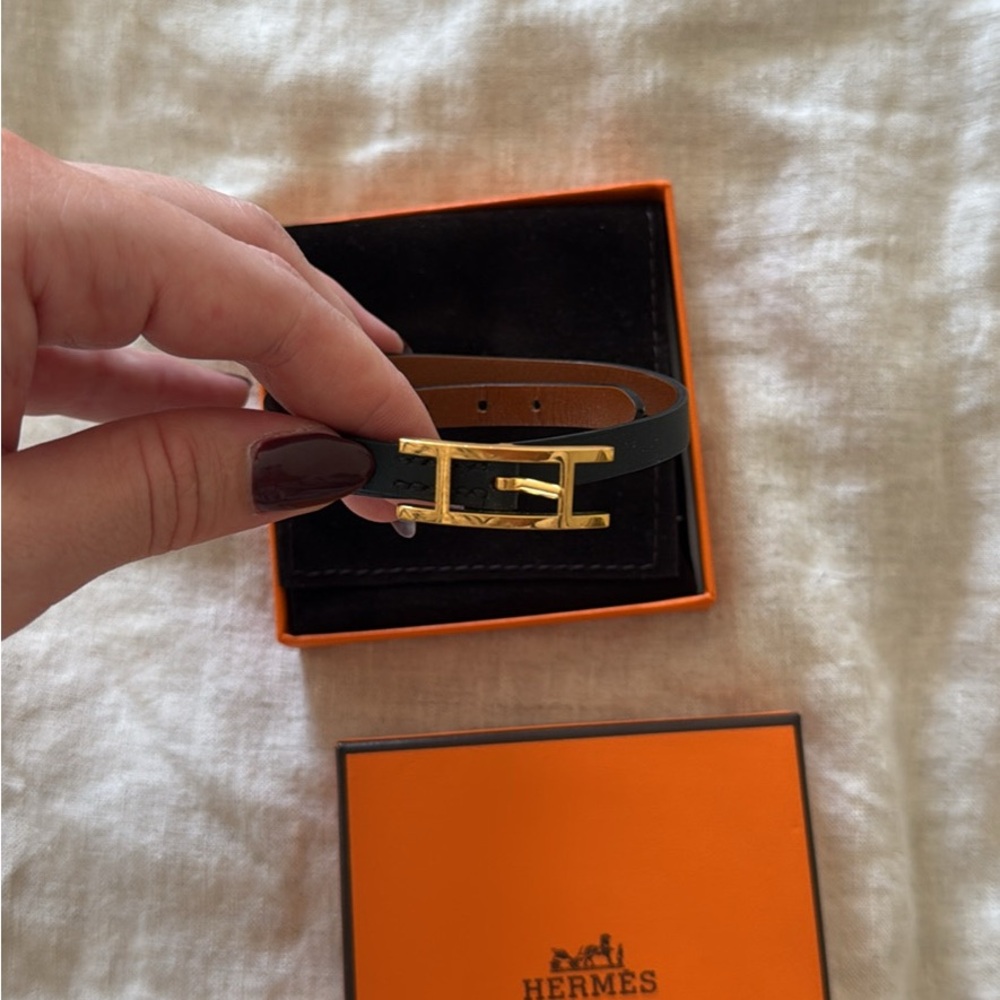Hermes Behapi Double Tour bracelet